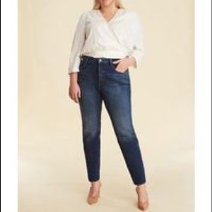 Vintage Warp & Weft Highrise straight Jean